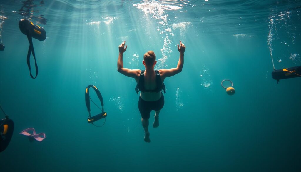 deep water fitness exercises