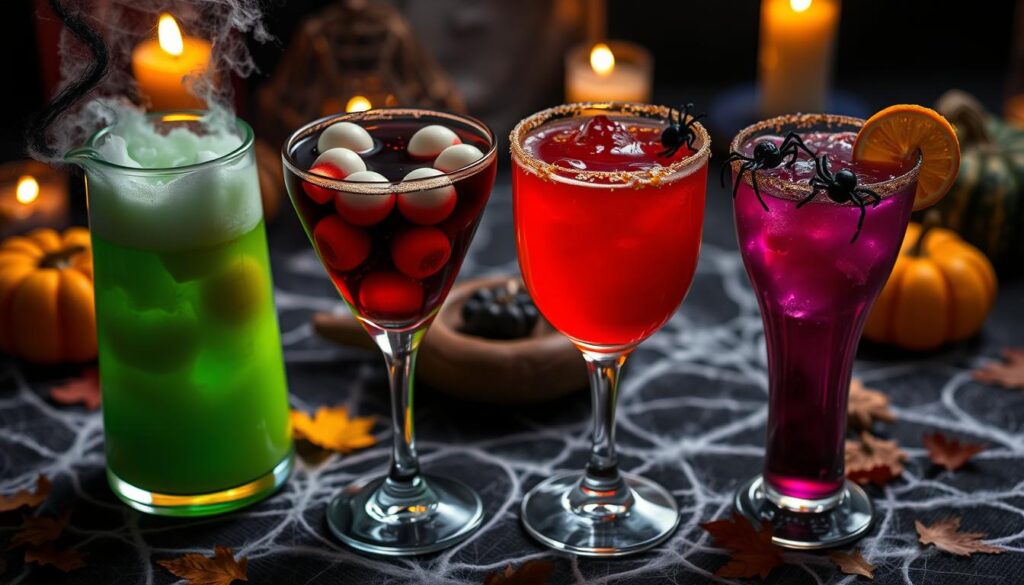 Creepy Halloween cocktails