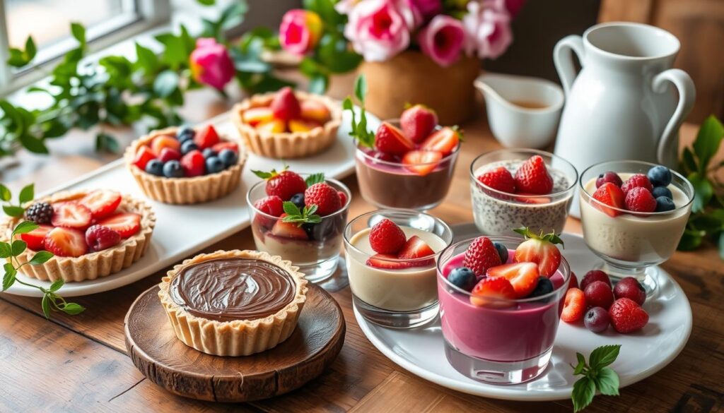 Vegan and gluten-free desserts